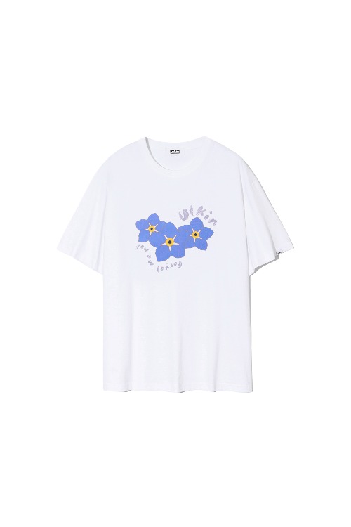 ULKIN Myosotis Graphic T-Shirt_White