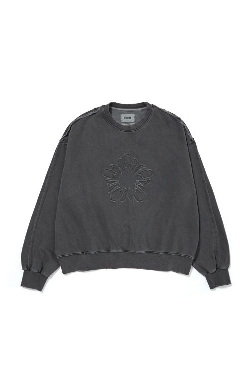 [Runway] MUGUNG Vintage Sweatshirt_Charcoal