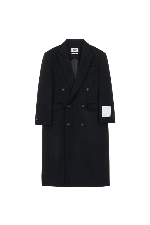 [Runway] Cashmere Classic Double-breasted Coat_Black