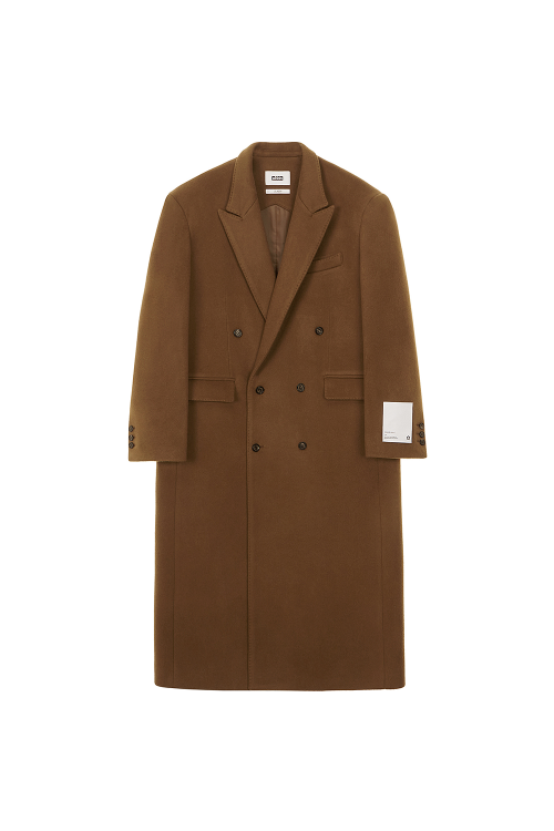 [Runway] Cashmere Classic Double-breasted Coat_Camel