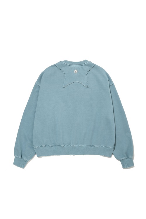 [Runway] MUGUNG Vintage Sweatshirt_Aqua